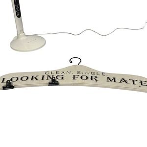 Pottery Barn Missing a Sock Hanger "Clean Single Looking For Mate" 23x9